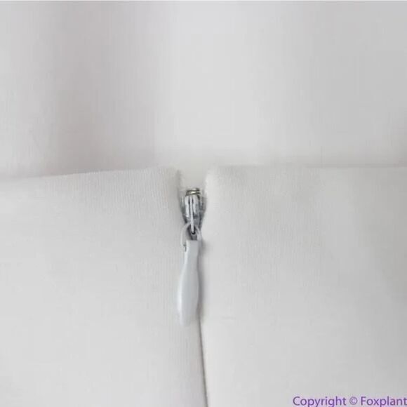 New!  Eloquii white Cutout Back Dress, 28‎ - Picture 11 of 16